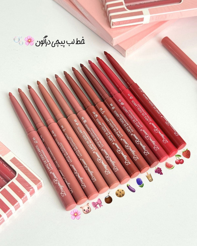 رژ لب دراگون پک ۱۲ عددی